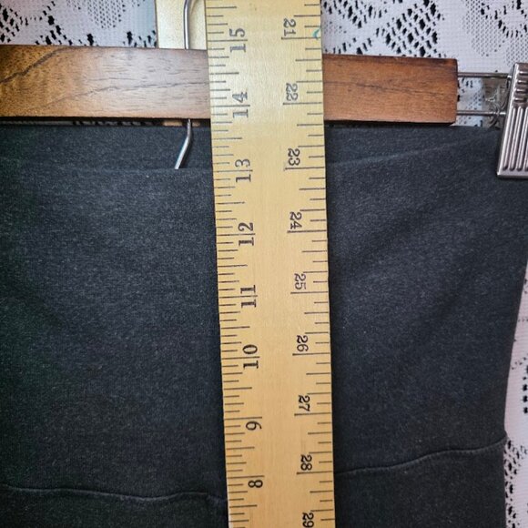 SKIMS Outdoor Basics Pants Foldover Bootcut Leggings Washed Onyx S - Picture 7 of 10